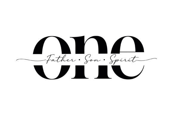 One Father Son Spirit Typography for T-Shirt Designs