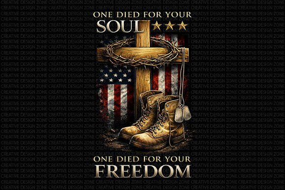 Soul Freedom Cross Boots PNG: T-Shirt Designs for Editorial Impact